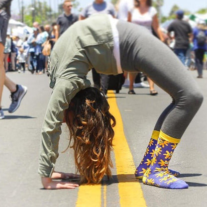 Crazy Splat Face Socks from the Sock Panda (Adult Small - Shoe Sizes 2 - 5)