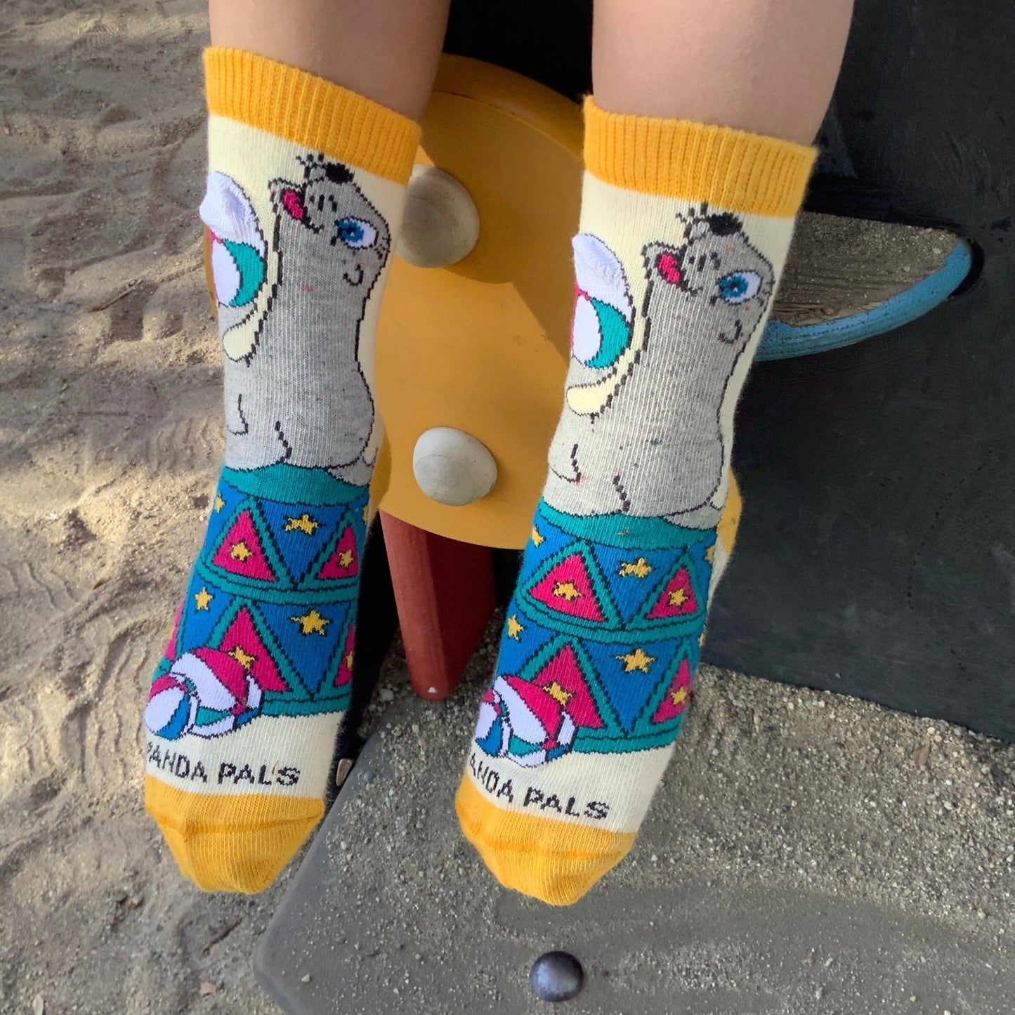 Curious Sea Lion Socks from the Sock Panda (Ages 3 - 5)