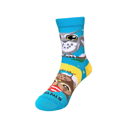 Day and Night Owls Socks (Ages 3 - 7) from the Sock Panda