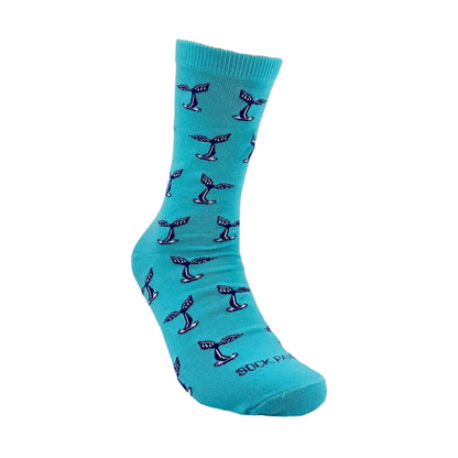 Dolphin Tails Pattern Socks from the Sock Panda (Adult Medium - Women's Shoe Sizes 5 - 10)