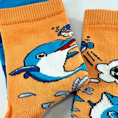Dolphins and Soccer Socks from the Sock Panda (Ages 3 - 7)