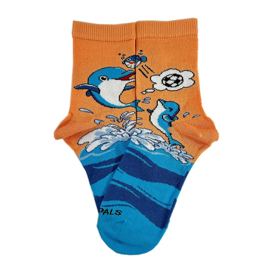 Dolphins and Soccer Socks from the Sock Panda (Ages 3 - 7)