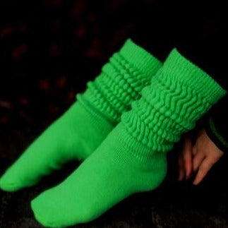 Kelly Green Slouch Socks (Adult Medium)