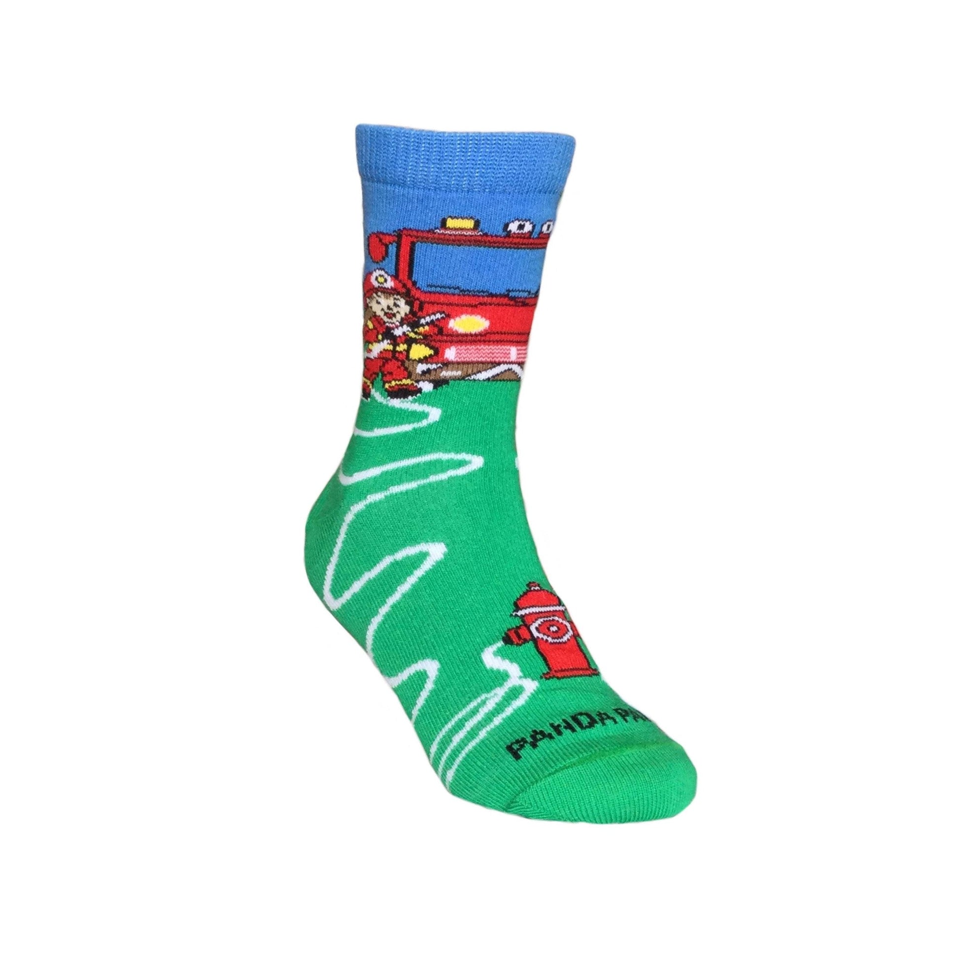 Fire Fighters and Truck Socks (Ages 3 - 7)