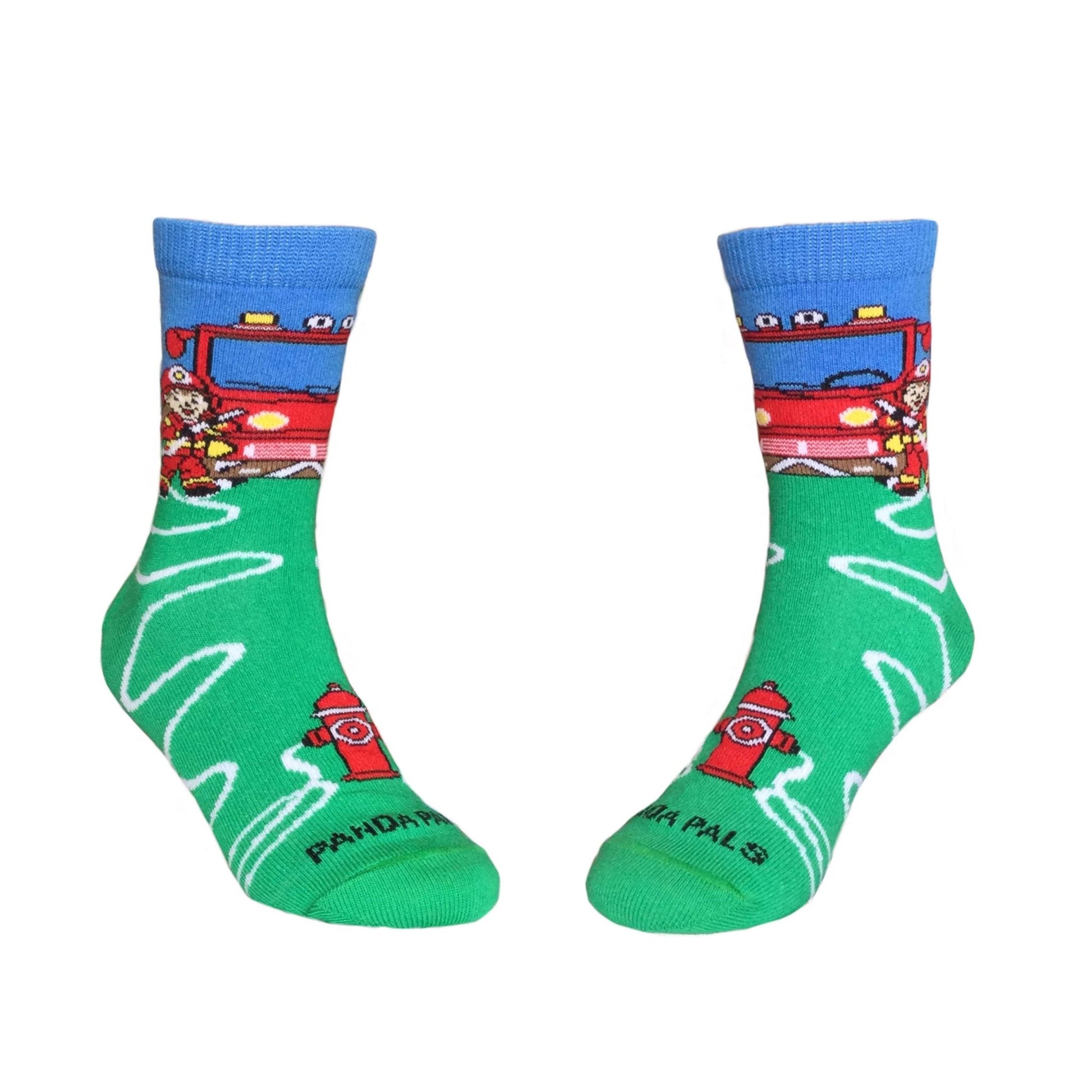 Fire Fighters and Truck Socks (Ages 3 - 7)