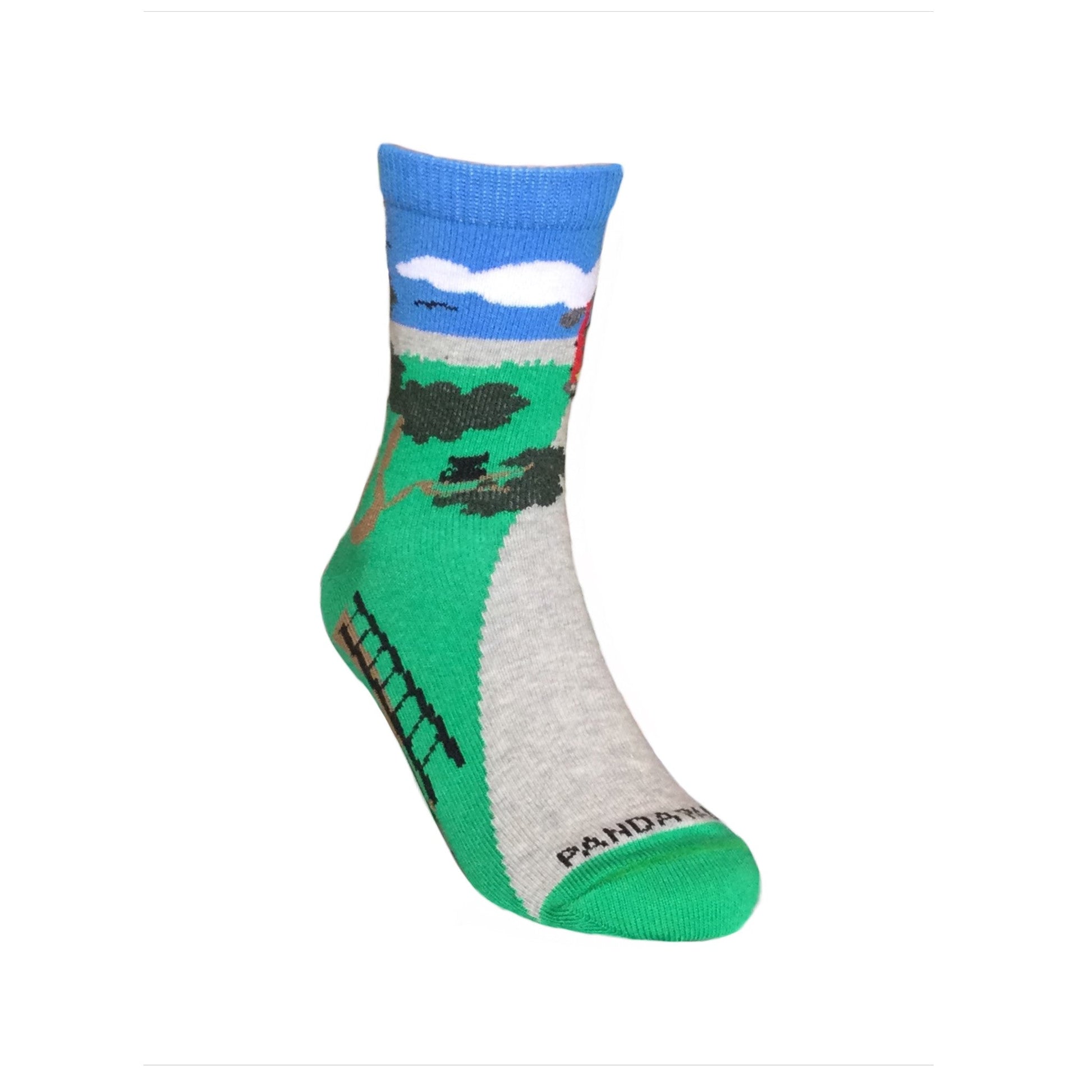 Firetruck Socks from the Sock Panda (Ages 5 - 7)