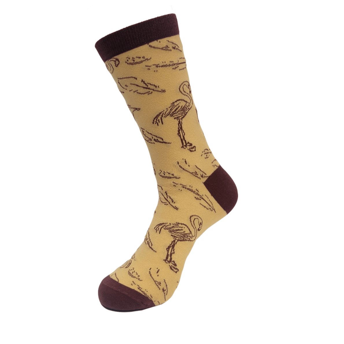Flamingo Pattern Socks from the Sock Panda (Adult Medium - Women's Shoe Sizes 5 - 10)