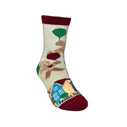 Flying Gingerbread Man Socks from the Sock Panda (Ages 3 - 7)