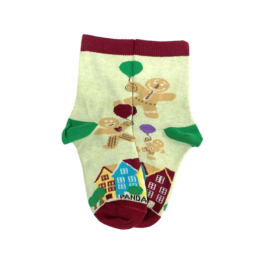 Flying Gingerbread Man Socks from the Sock Panda (Ages 3 - 7)