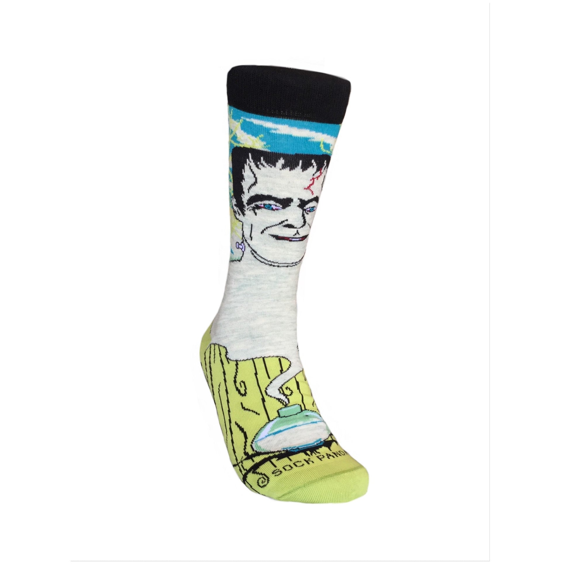 Frankenstein's Monster Socks from the Sock Panda (Adult Large - Men's Shoe Sizes 8 - 12)