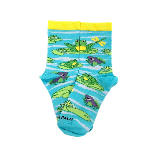 Frog on Lily Pads Socks from the Sock Panda (Ages 3 - 7)