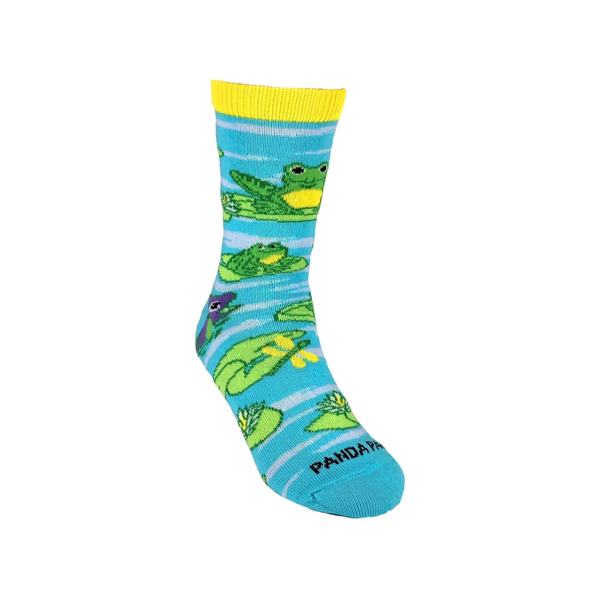 Frog on Lily Pads Socks from the Sock Panda (Ages 3 - 7)
