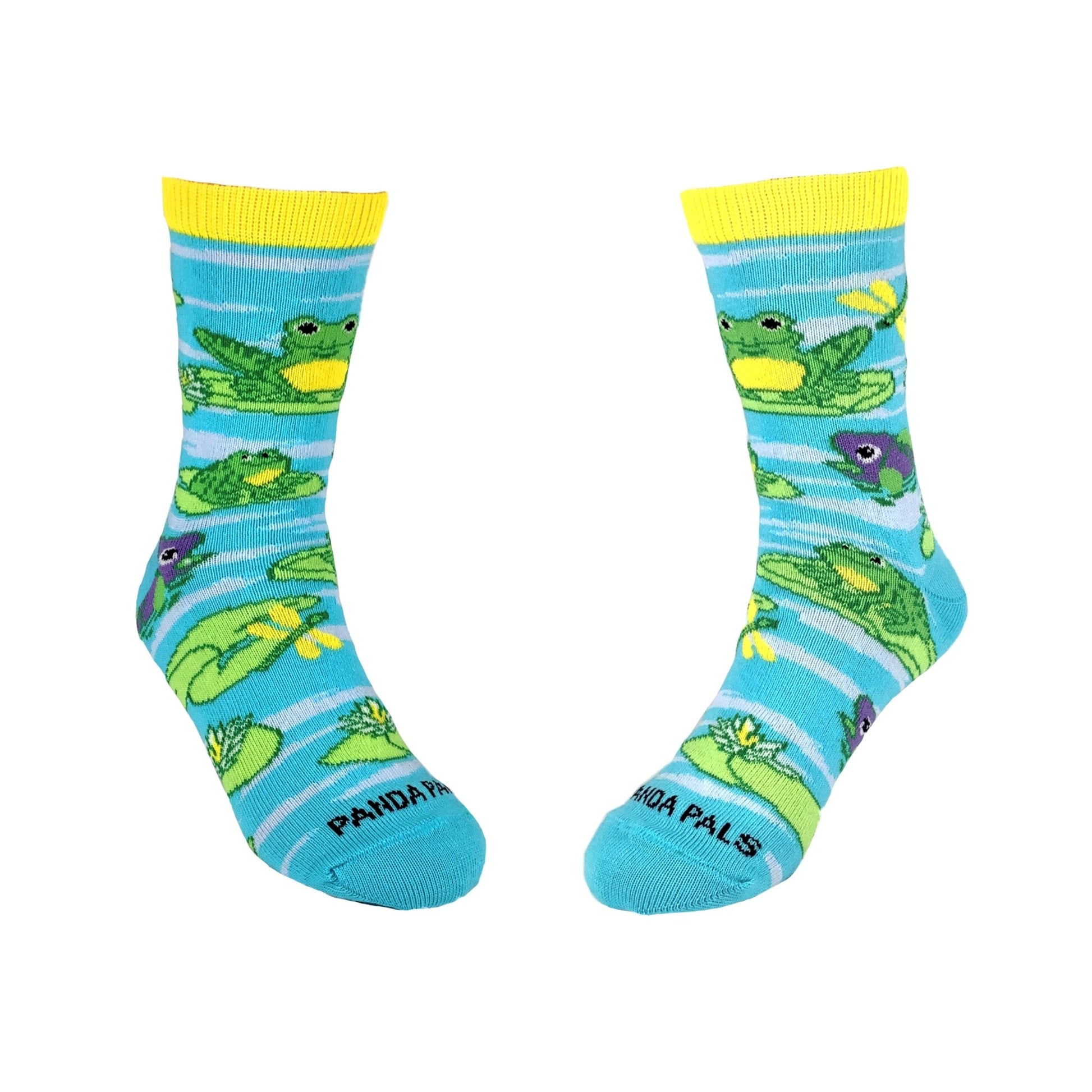 Frog on Lily Pads Socks from the Sock Panda (Ages 3 - 7)