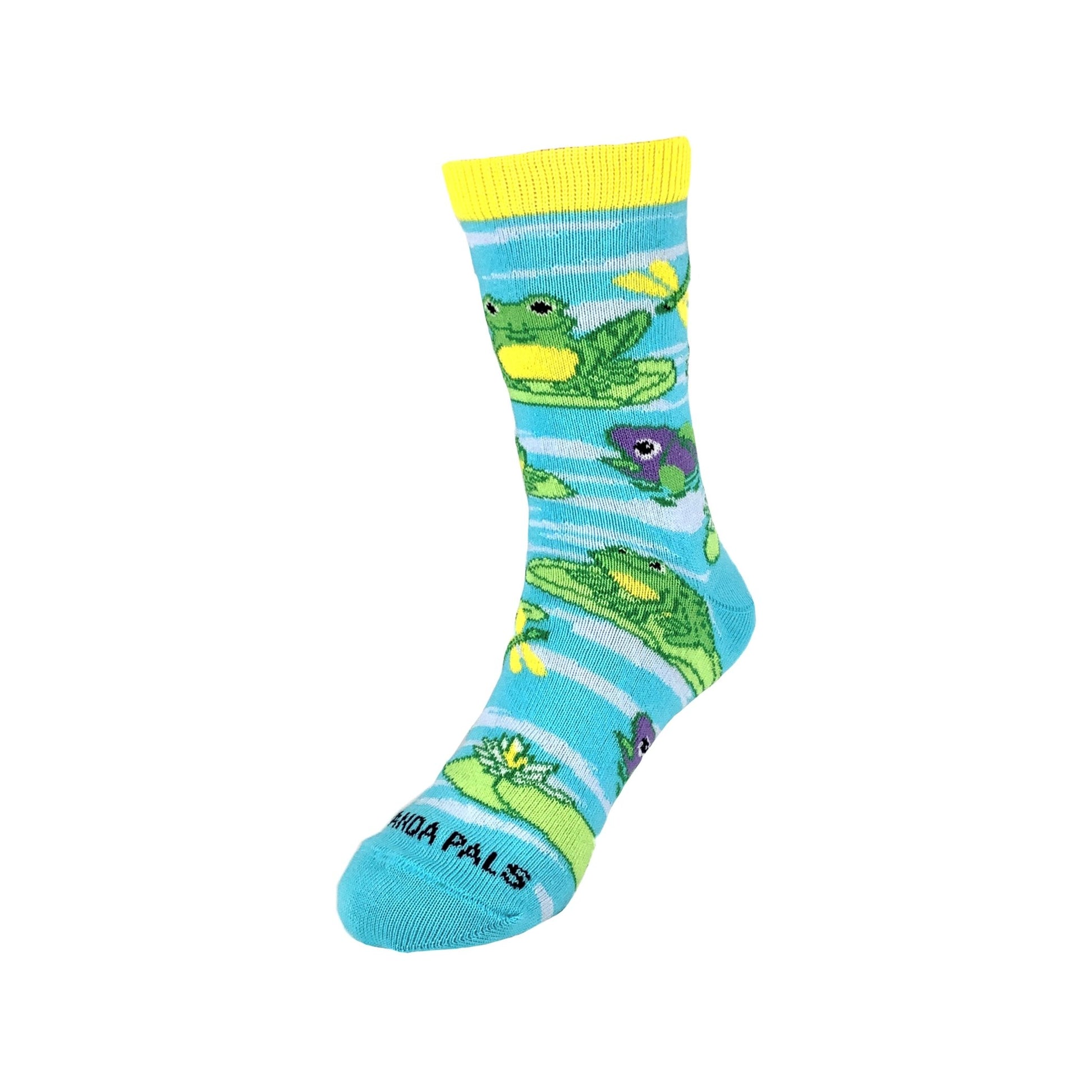 Frog on Lily Pads Socks from the Sock Panda (Ages 3 - 7)