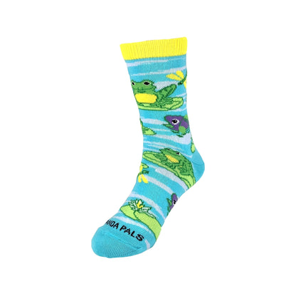 Frog on Lily Pads Socks from the Sock Panda (Ages 3 - 7)