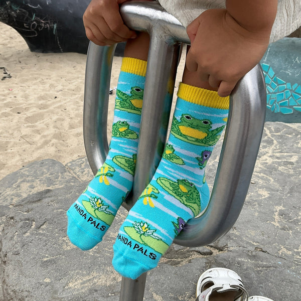 Frog Socks from the Sock Panda (Set of Two) (Ages 3-7)