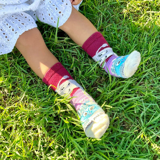 Fun Cereal and Milk Sock (Ages 3 - 7) from the Sock Panda