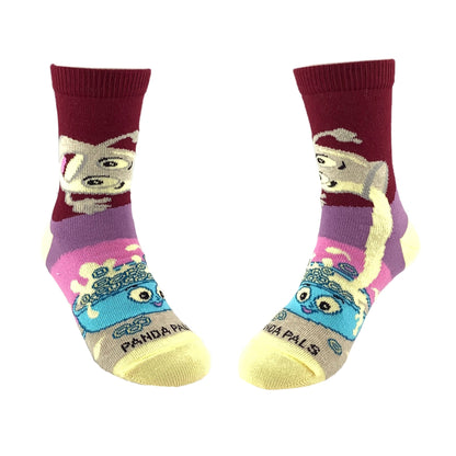 Fun Cereal and Milk Sock (Ages 3 - 7) from the Sock Panda
