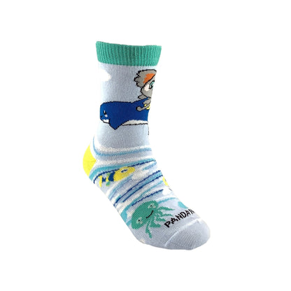 Fun Koala on a Dolphin Socks from the Sock Panda (Ages 3 - 7)
