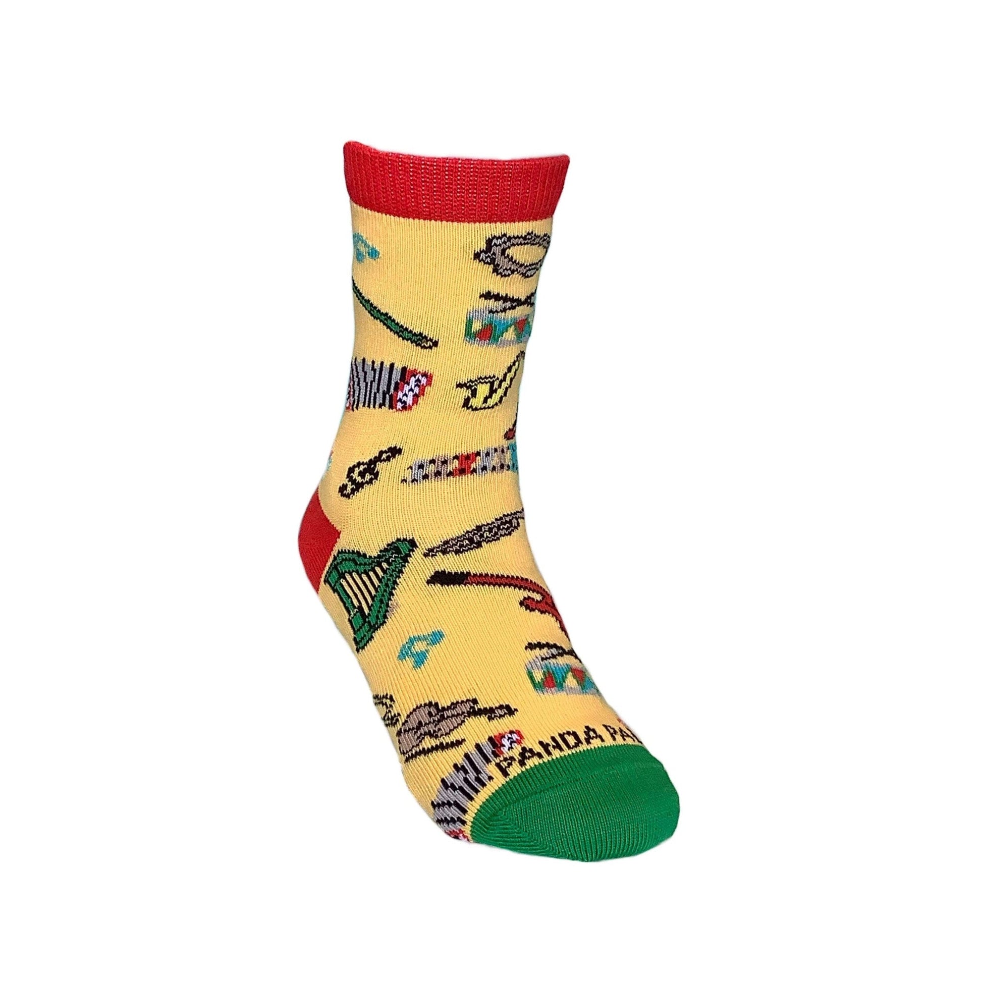 Fun Music Instruments Socks (Ages 3 - 7) from the Sock Panda