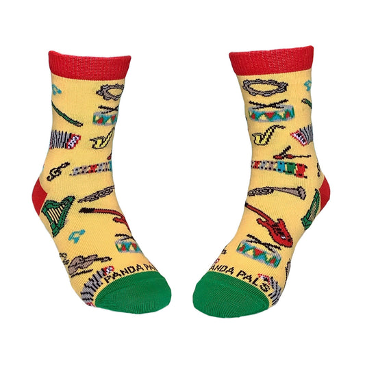 Fun Music Instruments Socks (Ages 3 - 7) from the Sock Panda