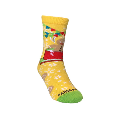 Gingerbread Man Milk Bath Socks from the Sock Panda (Ages 3 - 7)