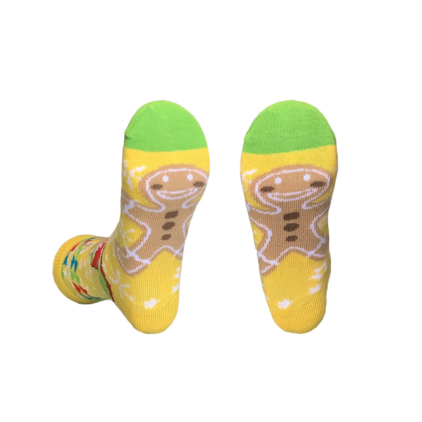Gingerbread Man Milk Bath Socks from the Sock Panda (Ages 3 - 7)