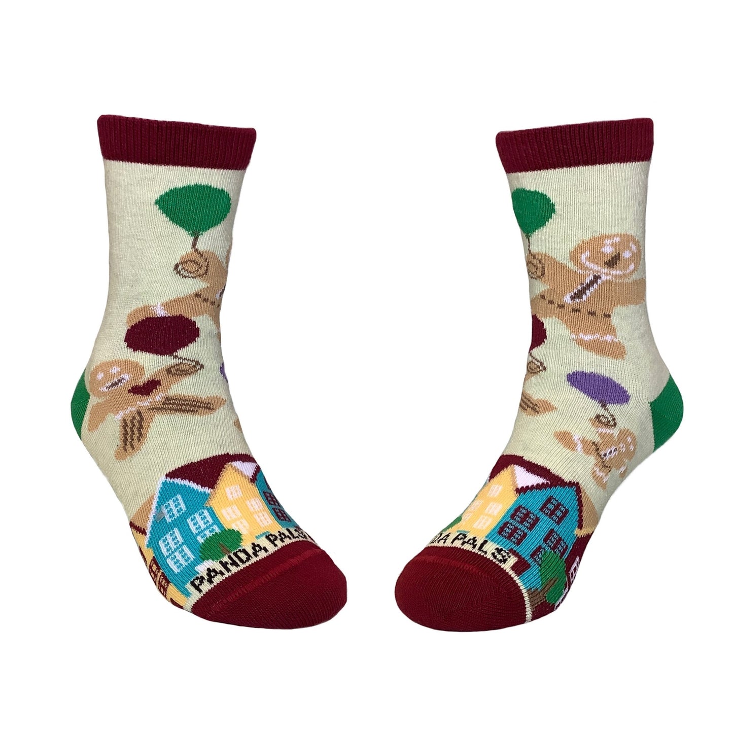 Gingerbread Man Sock Set for Kids (Ages 3 - 7)