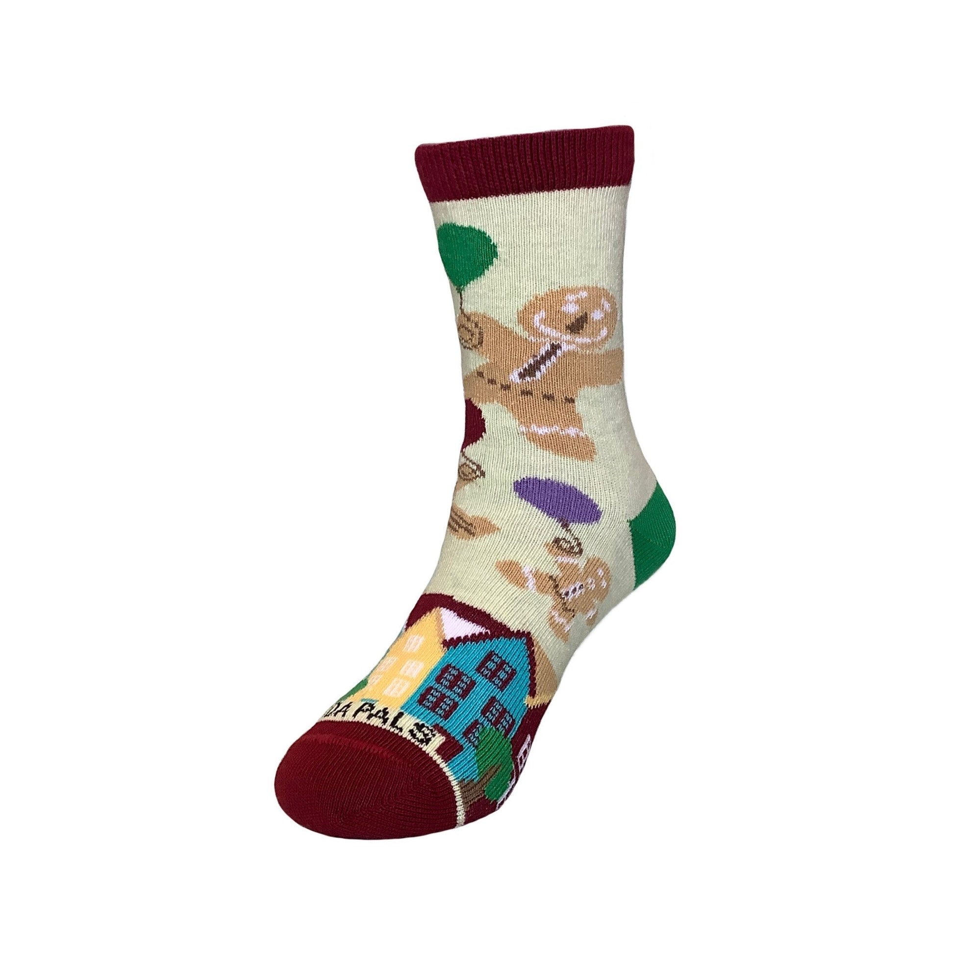 Gingerbread Man Sock Set for Kids (Ages 3 - 7)