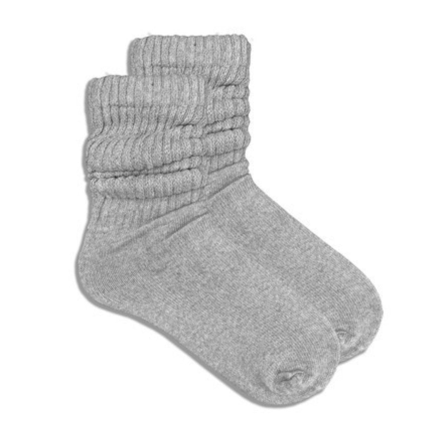 Grey Slouch Socks from the Sock Panda