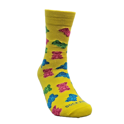 Gummy Bear Pattern Socks from the Sock Panda (Adult Small - Shoe Sizes 2 - 5)