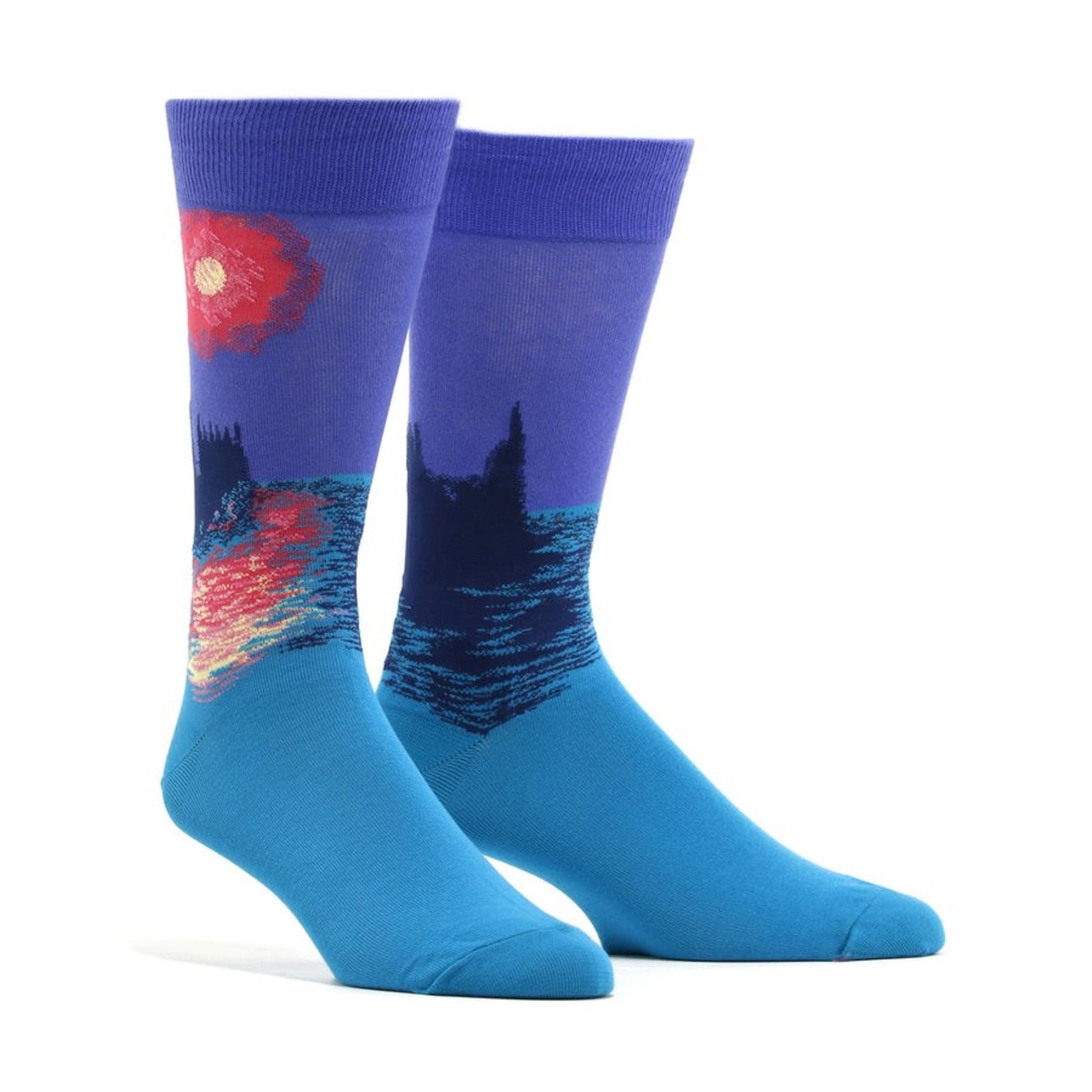 House of Parliament at Sunset Art Socks (Adult Large - Men's Shoe Sizes 8 - 12)