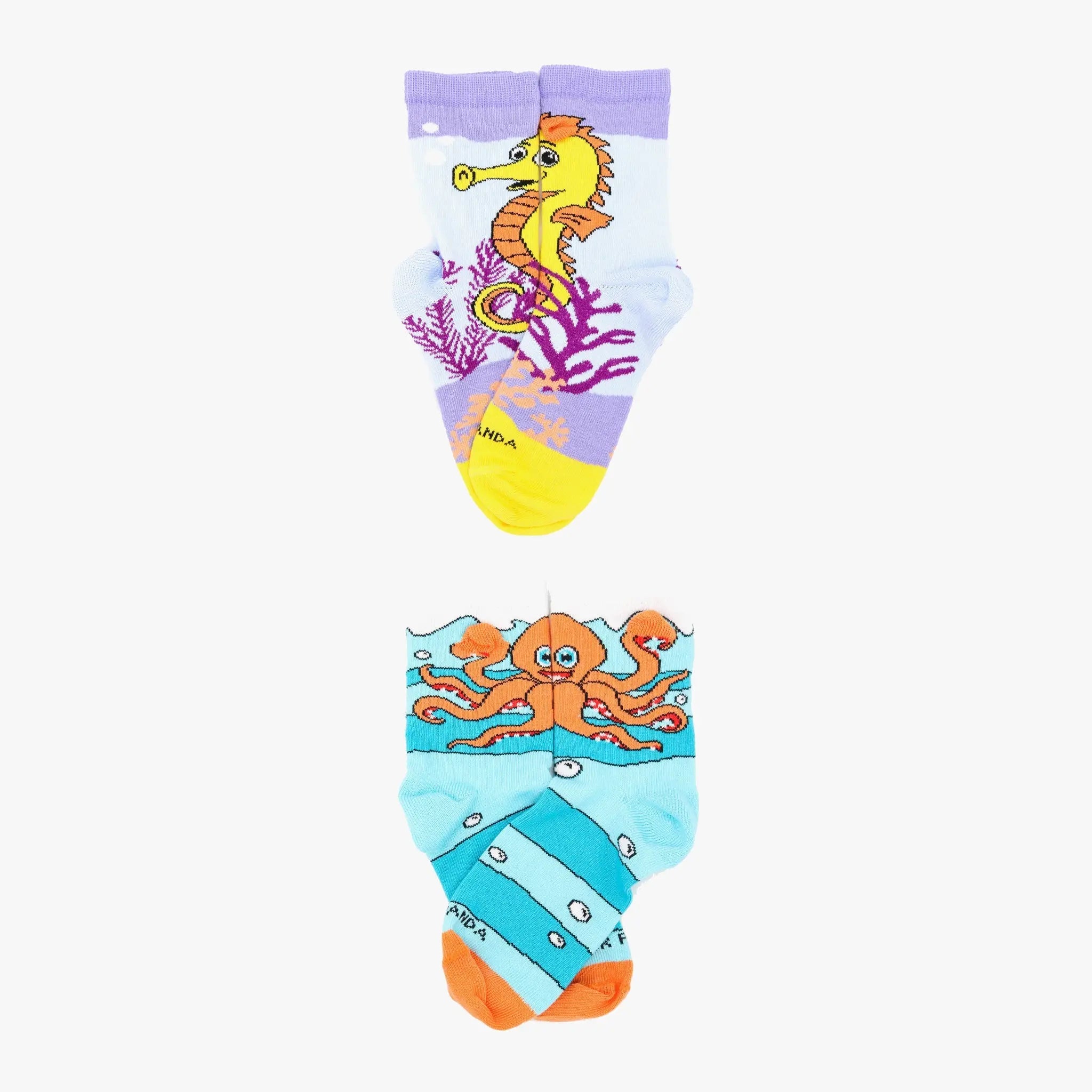 Sea Creatures Socks - Ocean Adventure (Set of Two) (Ages 0-7)