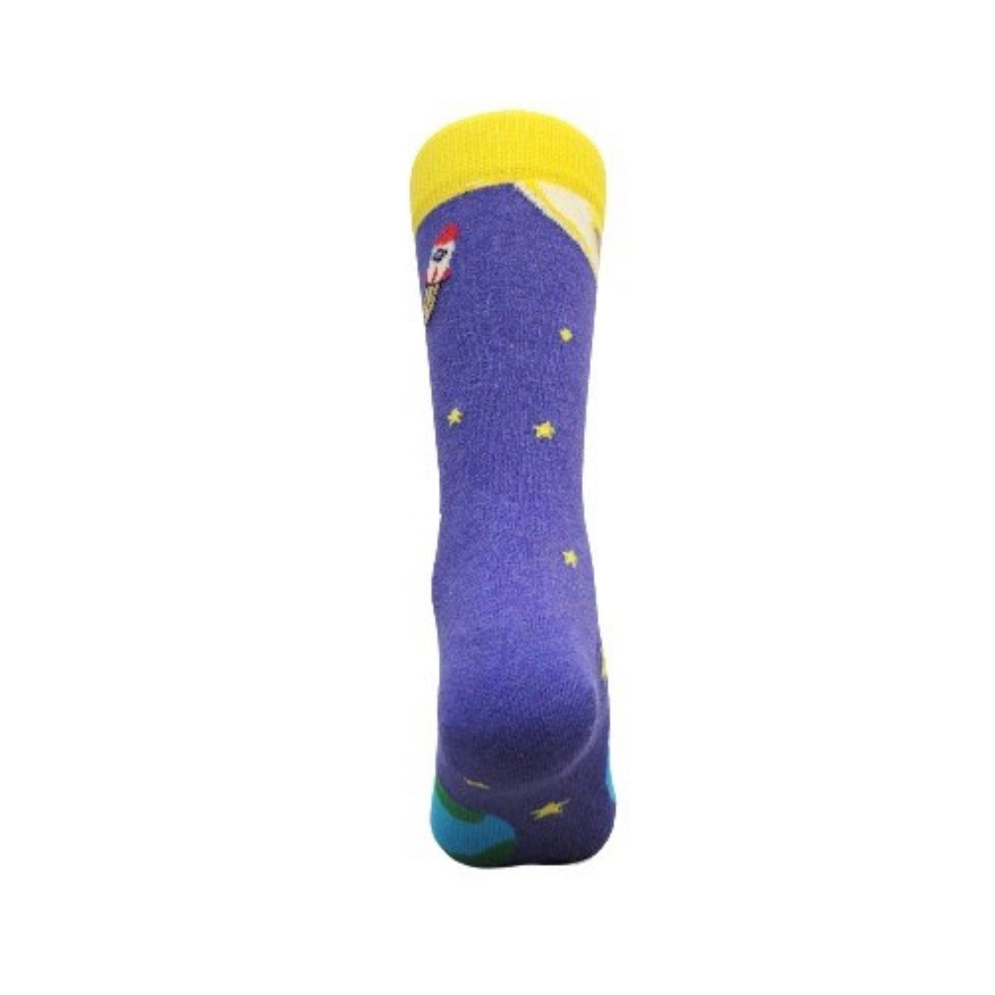 It is Good to Dream - Monkey Climbing Ladder to the Moon Socks from the Sock Panda (Adult Small - Shoe Sizes 2-5)