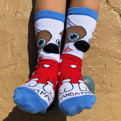 Jonathan the Dog Socks from the Sock Panda (Age 3 - 5)