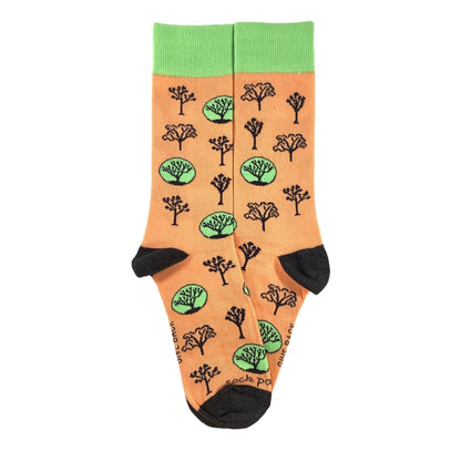 Joshua Tree Pattern Socks from the Sock Panda (Adult Medium - Women's Shoe Sizes 5 - 10)