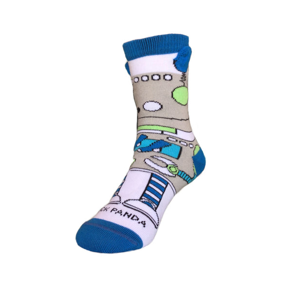 Robbie the Calculating Robot Socks (Ages 0-7)