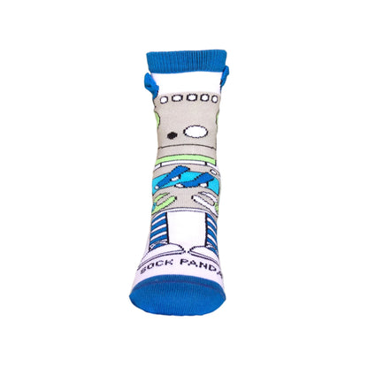 Robbie the Calculating Robot Socks (Ages 0-7)