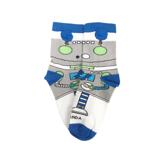Robbie the Calculating Robot Socks (Ages 0-7)