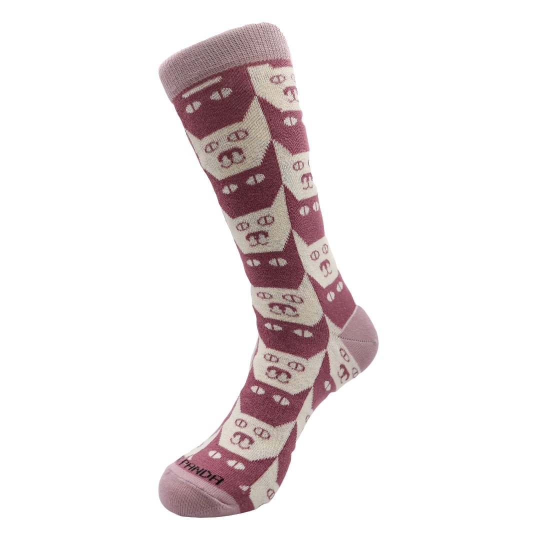 Kitty Cat Pattern Socks from the Sock Panda (Adult Medium - Women's Shoe Sizes 5 - 10)