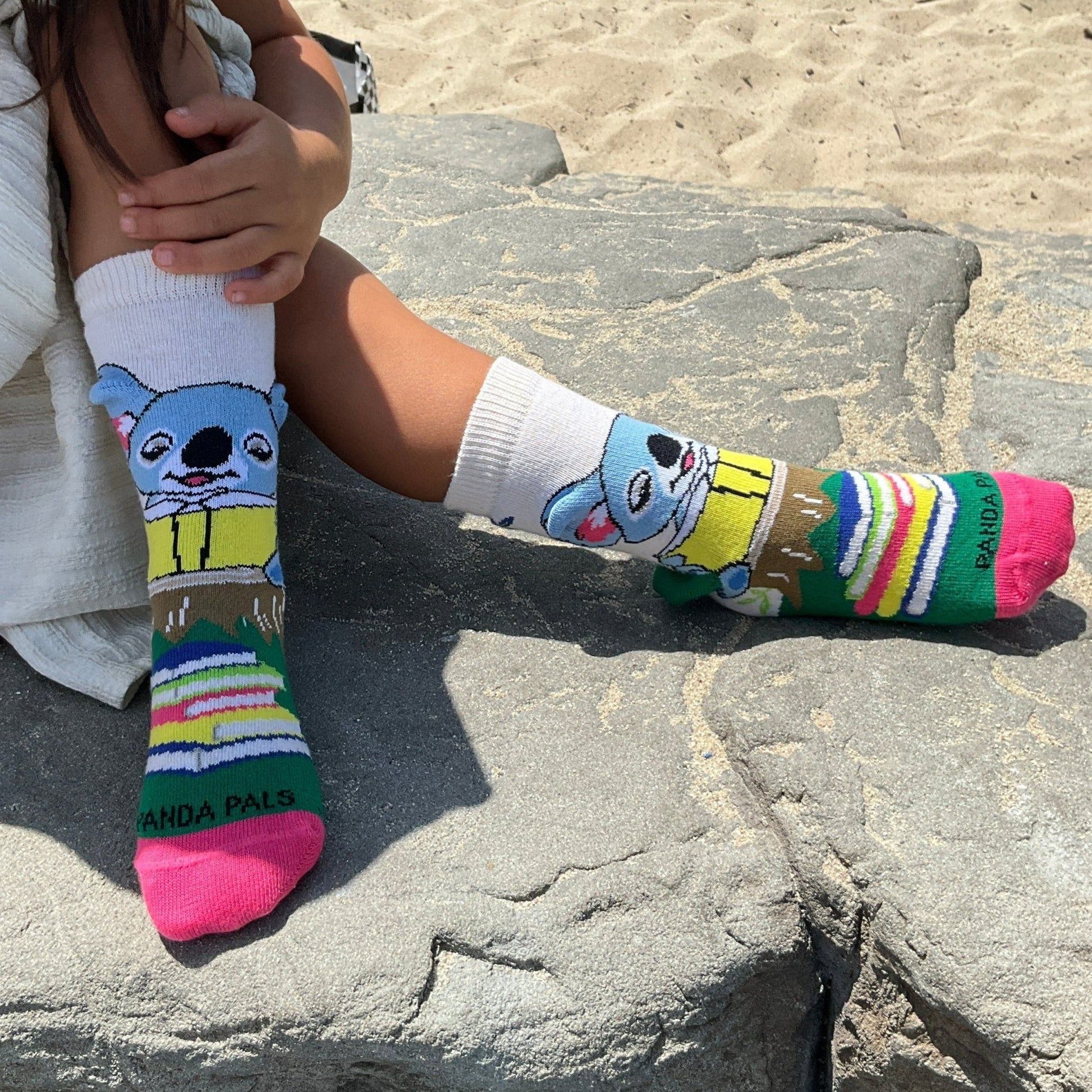 Koala Reading a Book Socks from the Sock Panda (Ages 3 - 7)