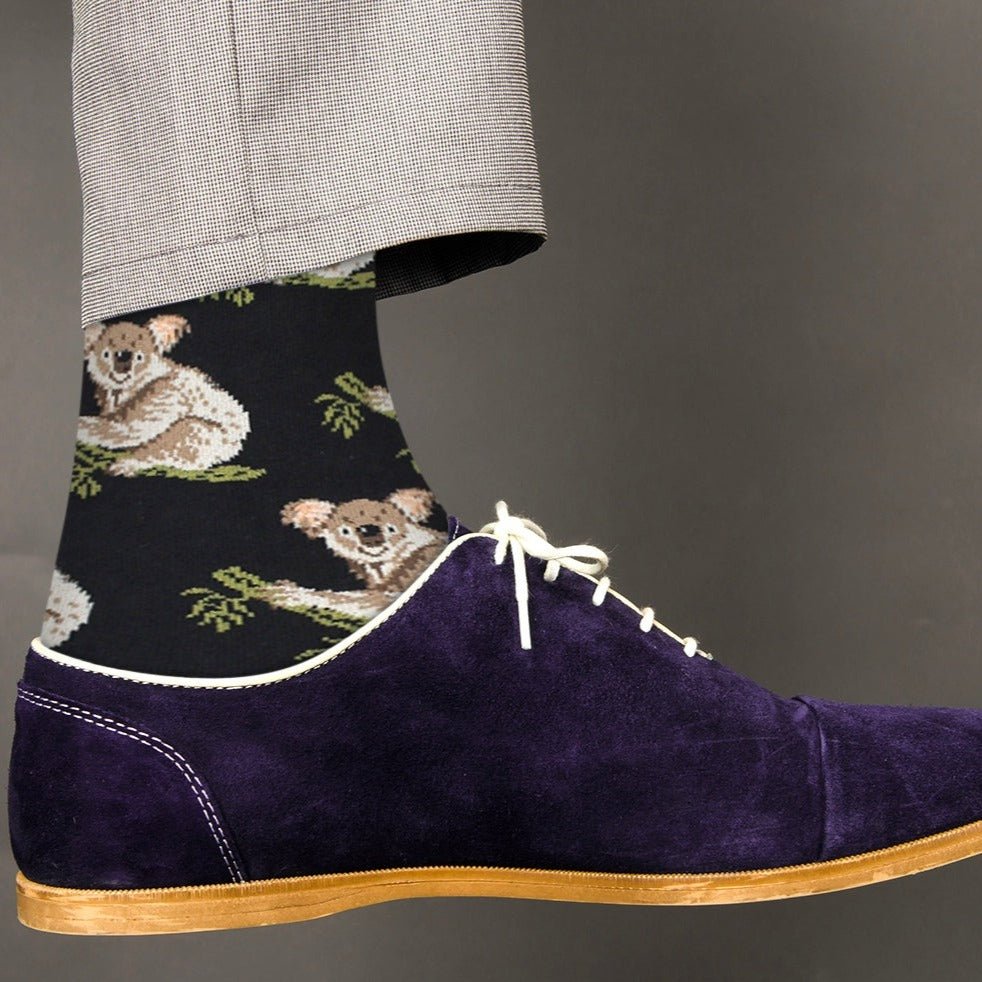 Koala Socks from the Sock Panda (Adult Large - Men's Shoe Sizes 8 - 12)