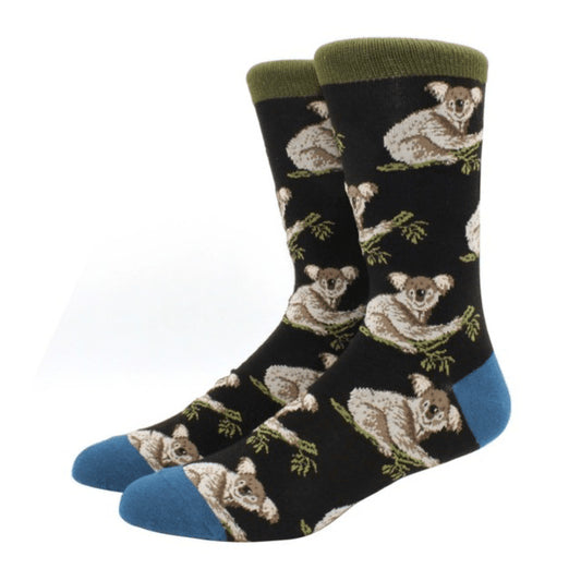 Koala Socks from the Sock Panda (Adult Large - Men's Shoe Sizes 8 - 12)