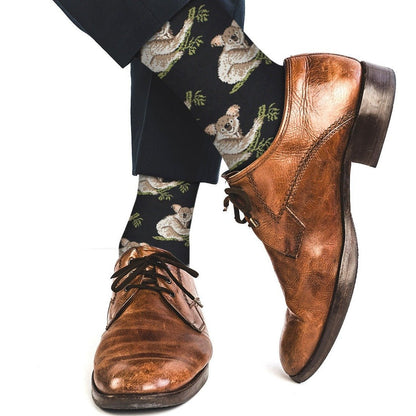 Koala Socks from the Sock Panda (Adult Large - Men's Shoe Sizes 8 - 12)