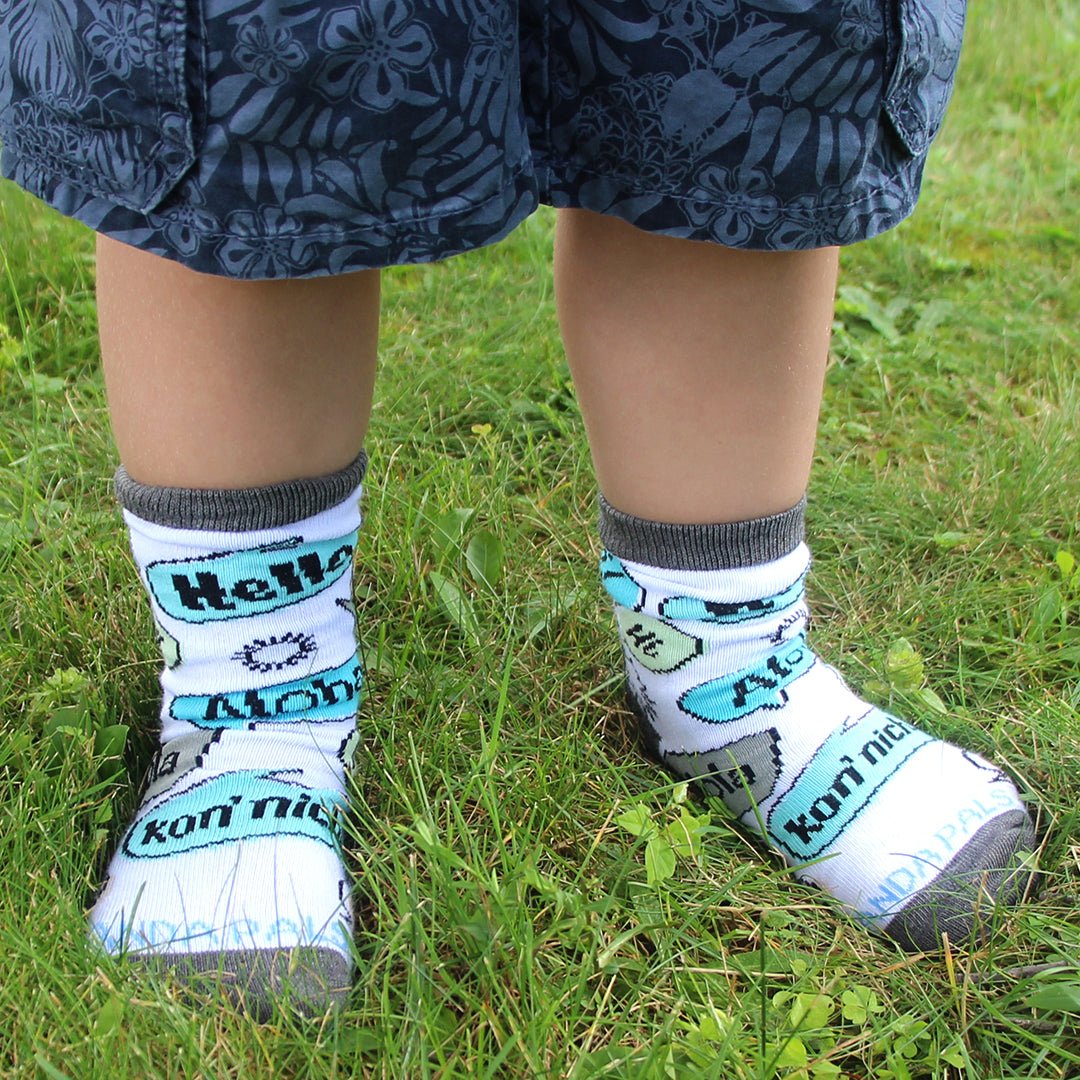 Languages of the World Socks (How to say "Hello") Ages 3 - 5
