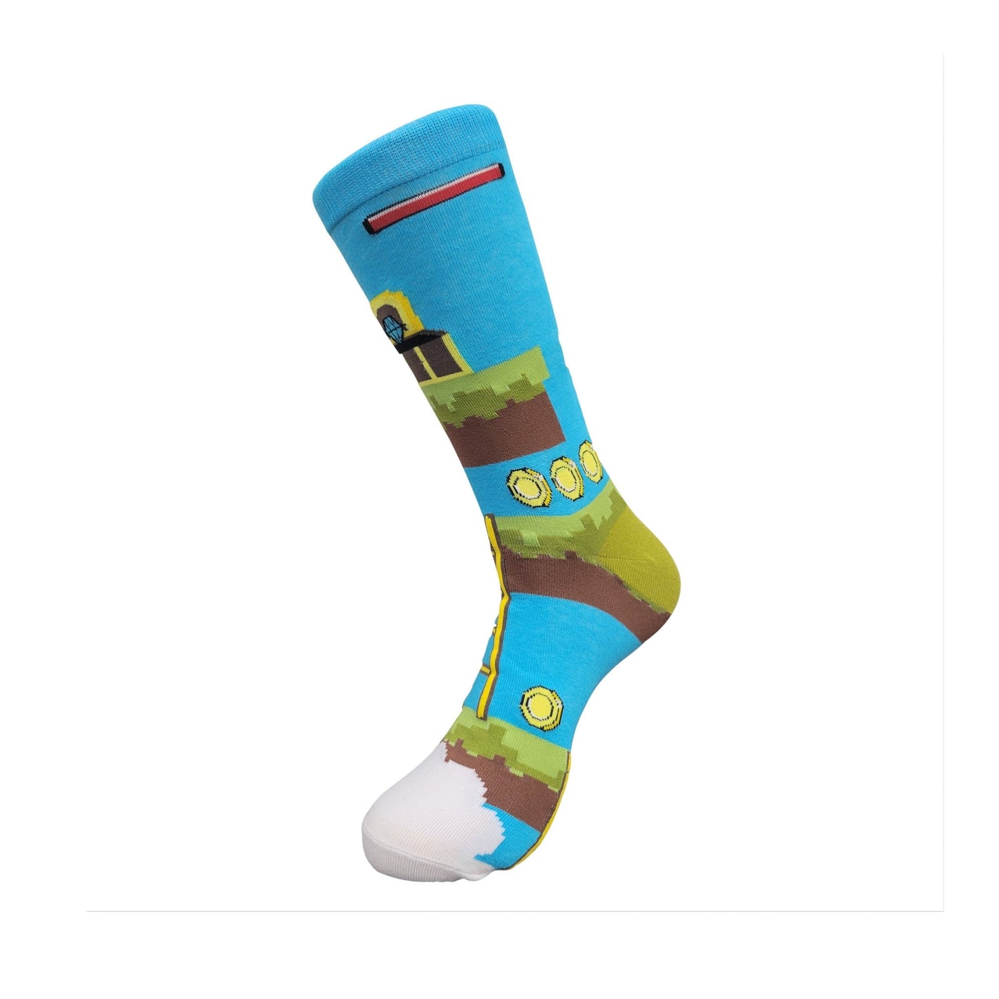 Level Up Video Game Socks from the Sock Panda