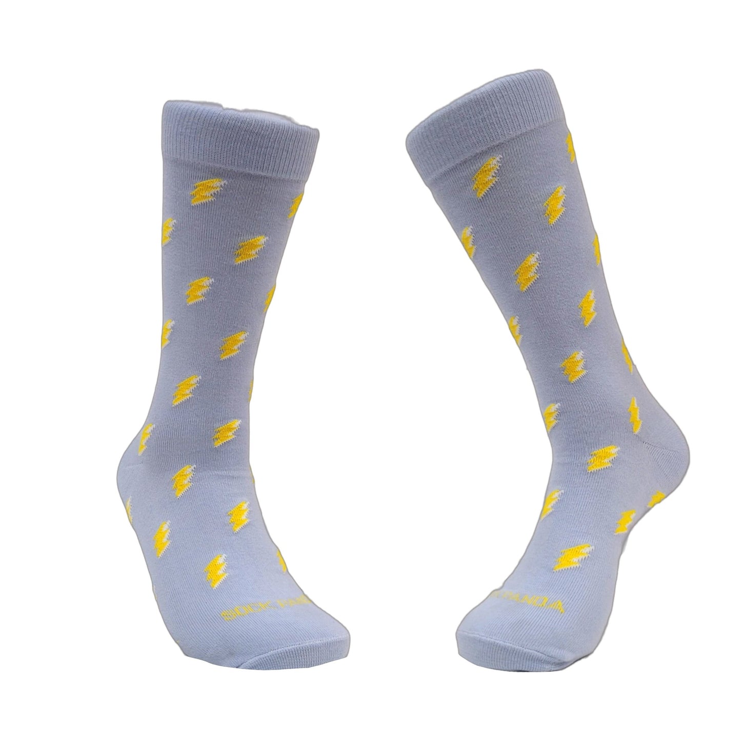 Lightning Bolt Patterned Socks from the Sock Panda (Adult Large - Men's Shoe Sizes 8 - 12)