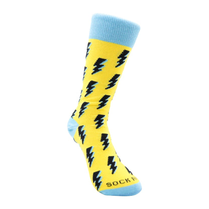 Lightning Bolts Socks from the Sock Panda (Adult Small - Shoe Sizes 2 - 5)