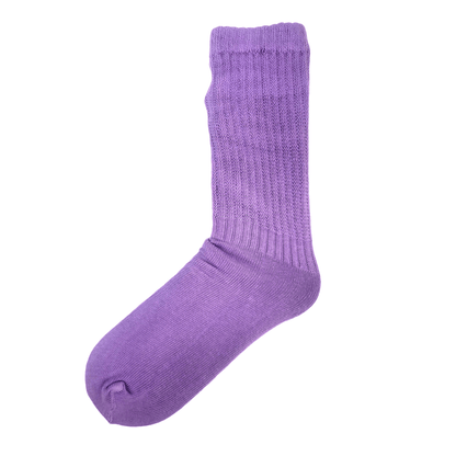 Lilac (Lavender) Slouch Socks (Adult Medium - Women's Shoe Sizes 5 - 10)
