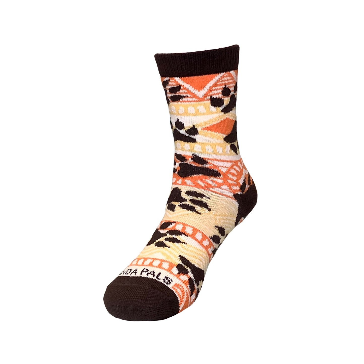 Lion Paws with Tribal Prints Sock (Ages 3 - 7) from the Sock Panda
